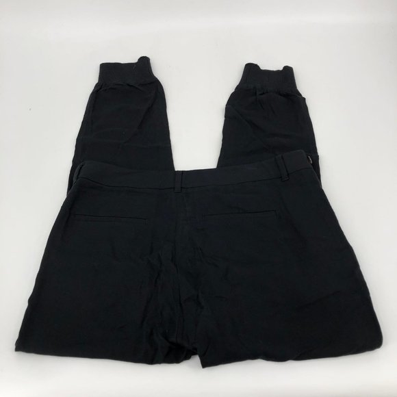 Vince Black Mid-Rise Track Pants | Regular Size 8 - Picture 2 of 6
